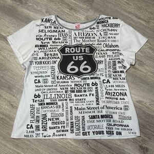 Big Bang Iconic Route 66 rhinestone top.‎ Size X-Large